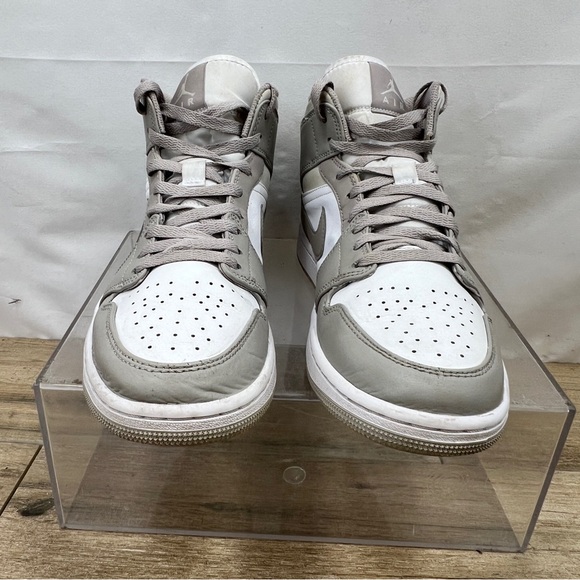 Air Jordan 1 Mid 'College Grey / Linen' Mens sz 9 - Picture 6 of 12